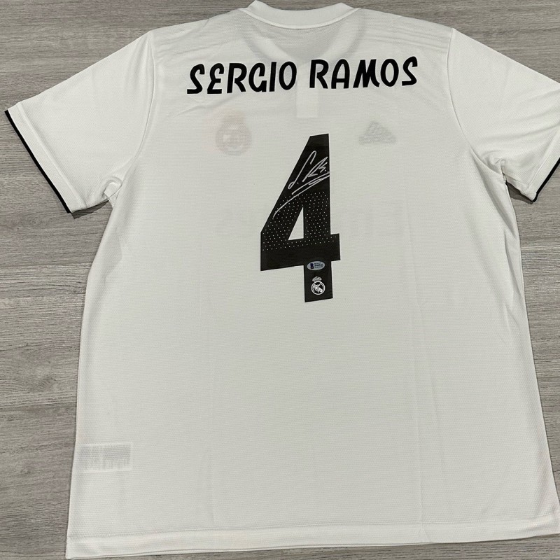 Sergio Ramos' Real Madrid Signed Shirt