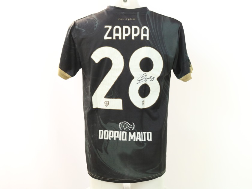 Maglia Zappa Monza vs Cagliari Unwashed, 2025 - Autografata