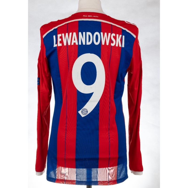 Robert Lewandowski's Bayern Munich 2013 Match Issued Shirt, vs CSKA Moscow