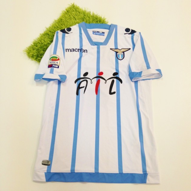 Braafheid match worn shirt, Chievo Verona-Lazio Serie A 2014/2015 - signed
