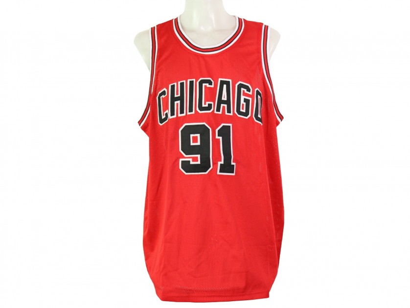 Rodman's Official Chicago Bulls Signed Jersey - CharityStars