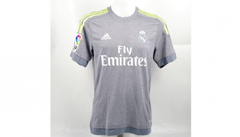 Bale Real Madrid 2014 2015 Pink Match Worn Jersey Shirt