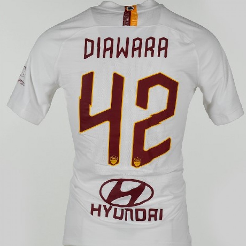 Diawara's Worn Shirt, Roma-Parma - "Grazie Maestro"