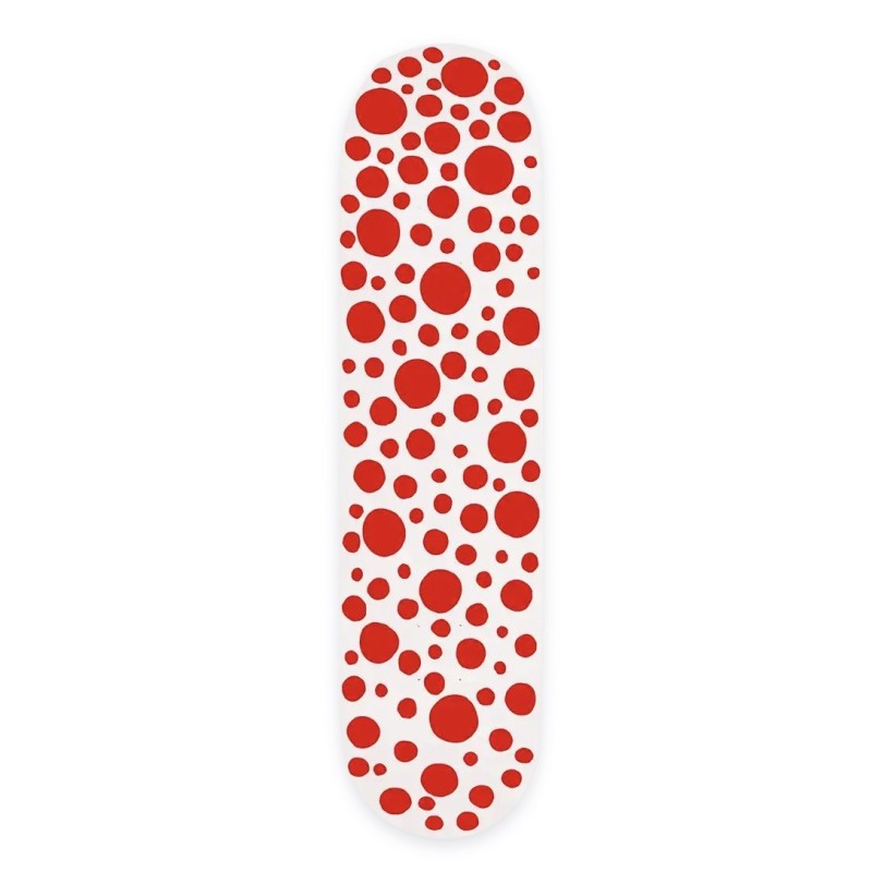 "Small Red Dots (Skateboard)" by Yayoi Kusama