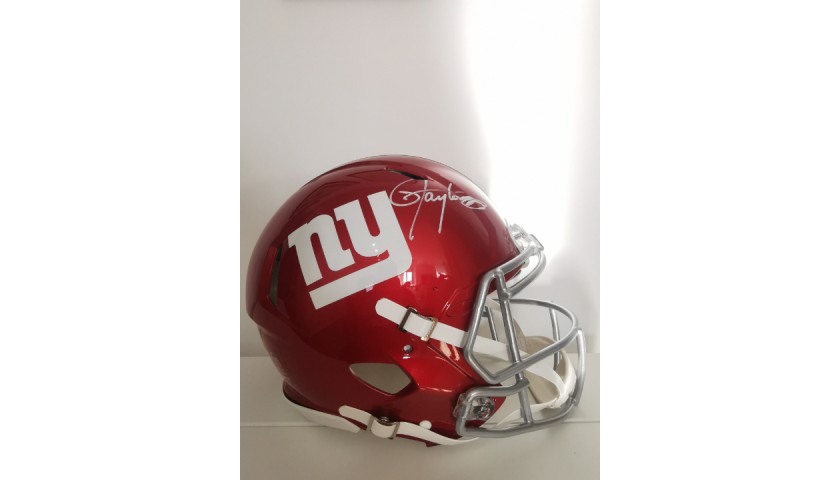 FB_Helmet_Guy on X: Lawrence Taylor Giants game used helmet