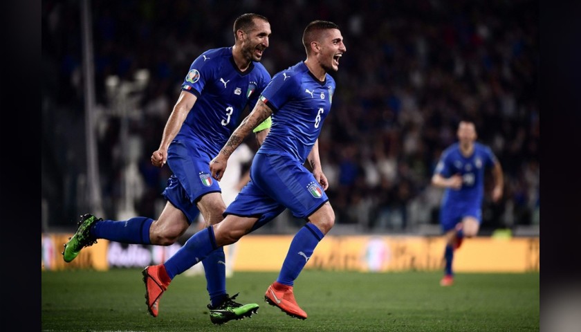 Verratti's Match Shorts, Italy-Bosnia 2019