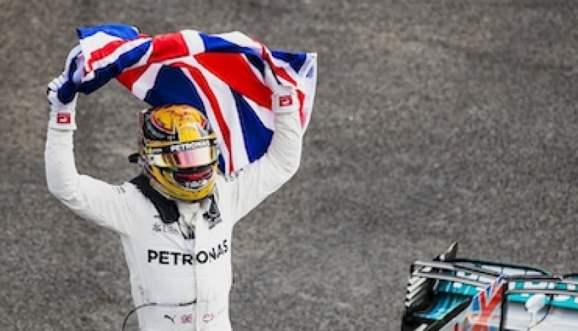 Lewis Hamilton Signed Replica Helmet