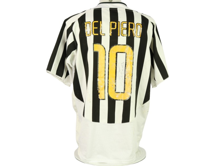 Del Piero Official Juventus Signed Shirt, 2003/04