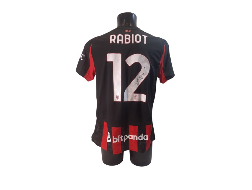Rabiot's Milan Signed Official Shirt, 2025/26