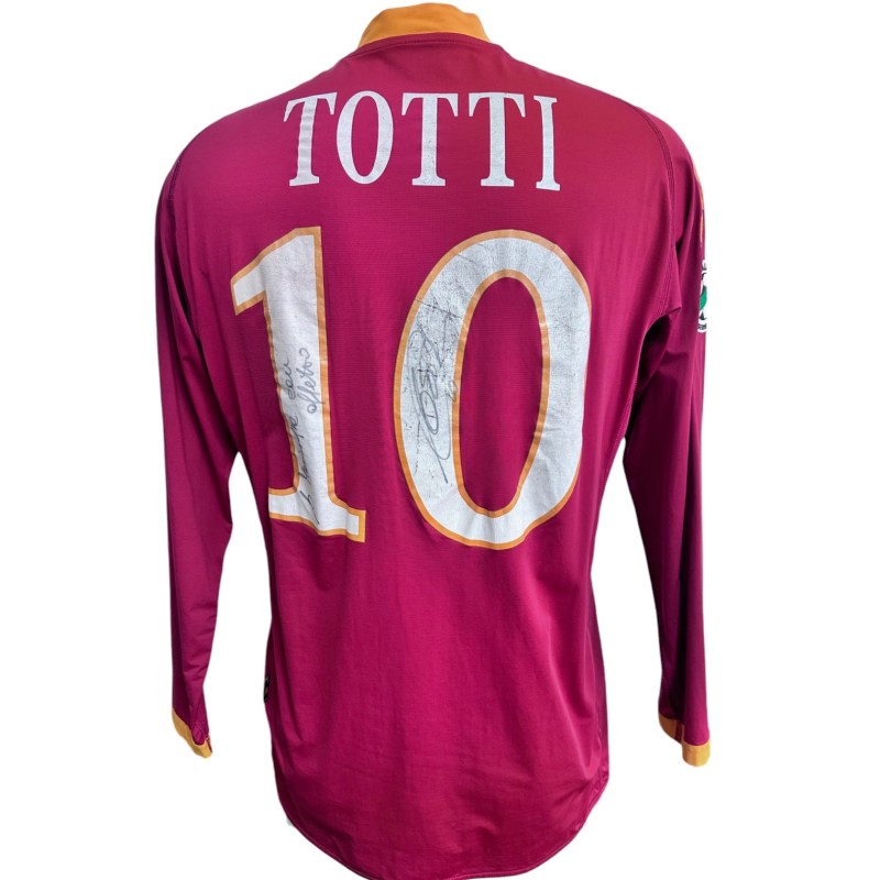 Totti's Signed Match-Issued Shirt, Roma 2009/10