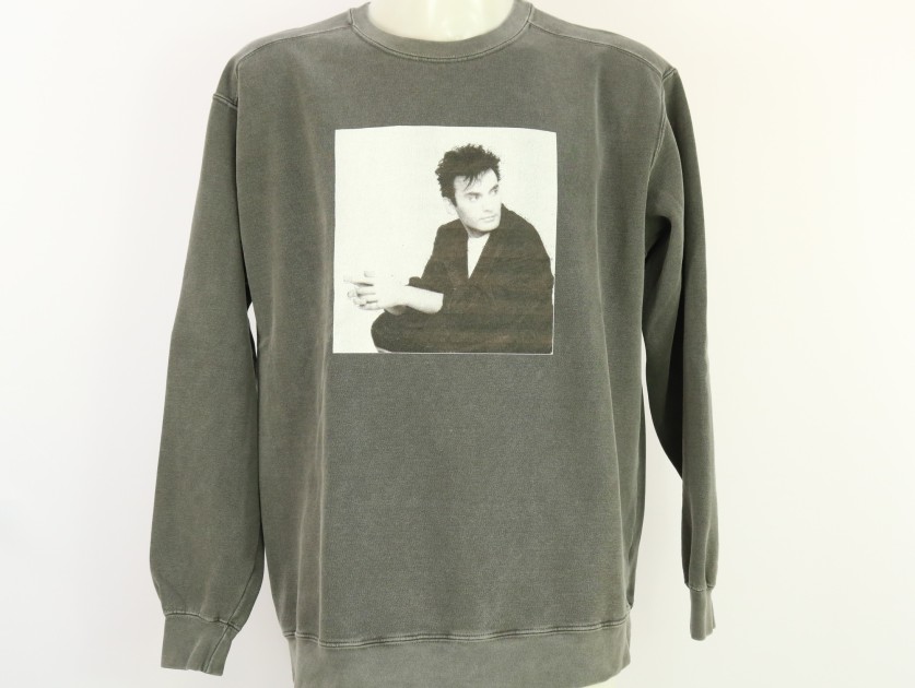 Sweatshirt of singer Mango worn by Tiziano Ferro