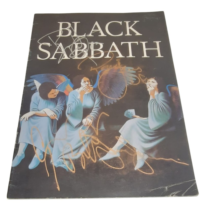 Programma del tour firmato dai Black Sabbath