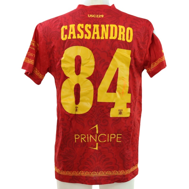 Cassandro's Signed Unwashed Shirt, Catanzaro vs Palermo 2025