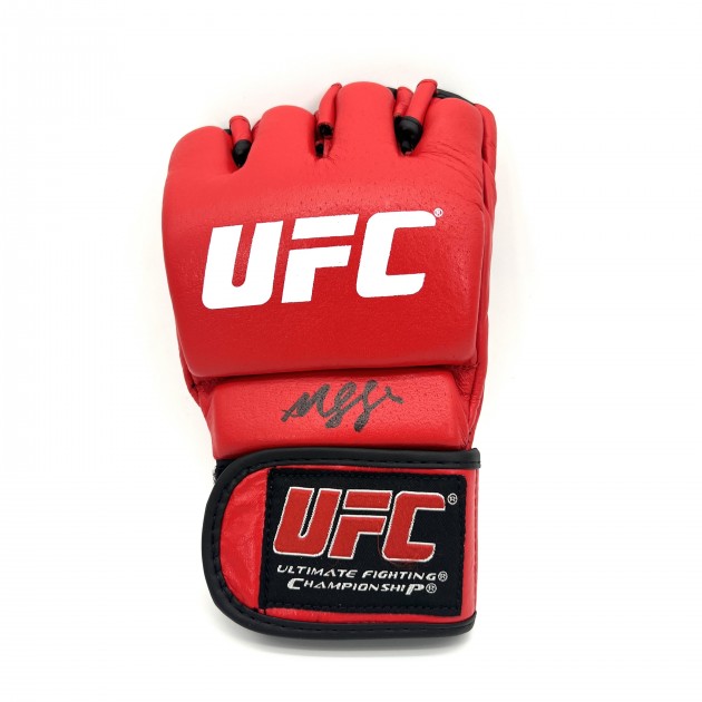 Khamzat Chimaev Signed UFC Glove in Display Case - CharityStars