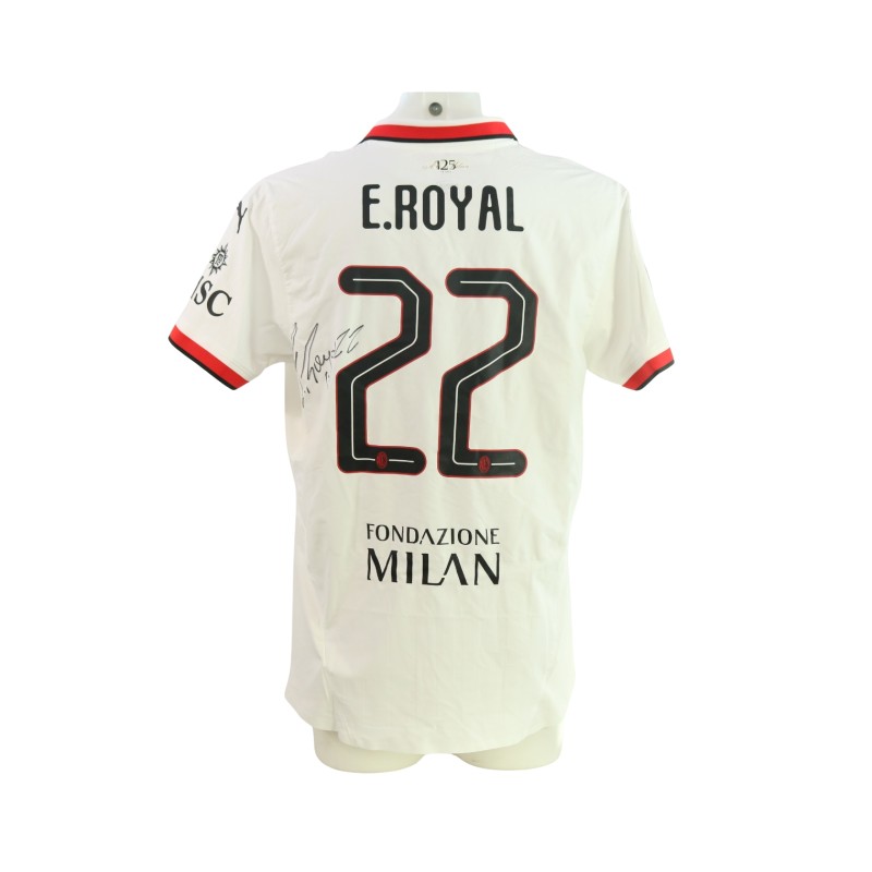 Maglia ufficiale Emerson Royal Milan, 2024/25 - Autografata