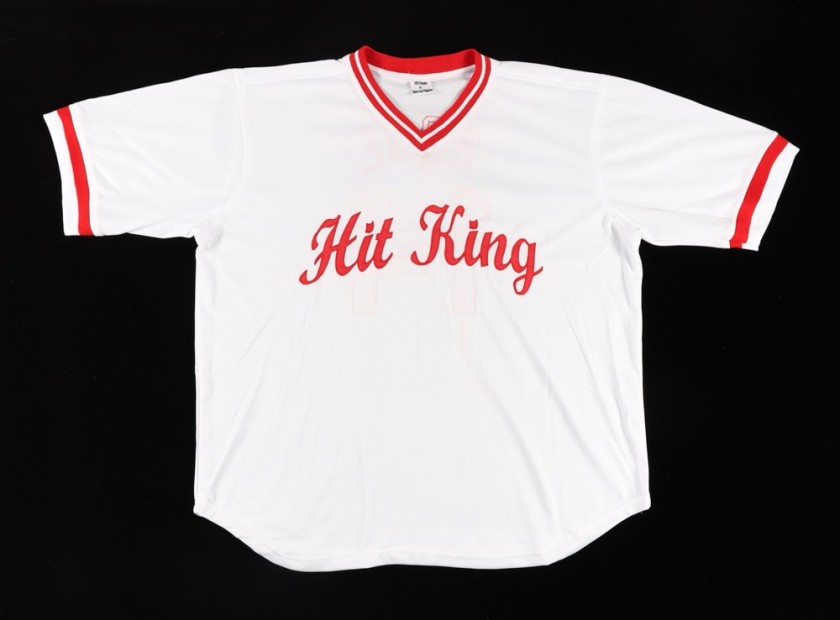 Pete Rose Signed “Hit King” Jersey - CharityStars