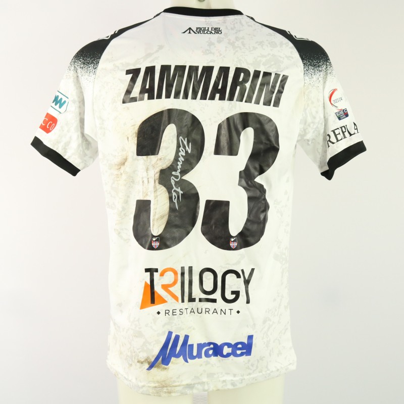 Zammarini's Unwashed Signed Shirt, Messina vs Catania 2023