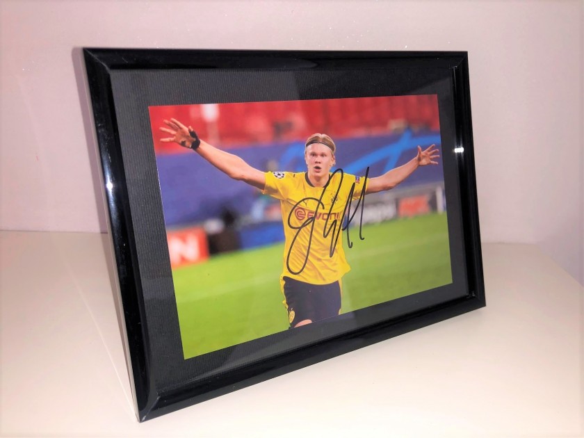 Erling Haaland Signed Photograph