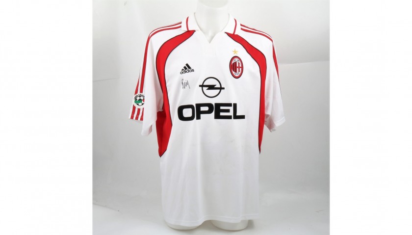 Costa's Signed Milan Shirt, Issued/Worn 2001/02
