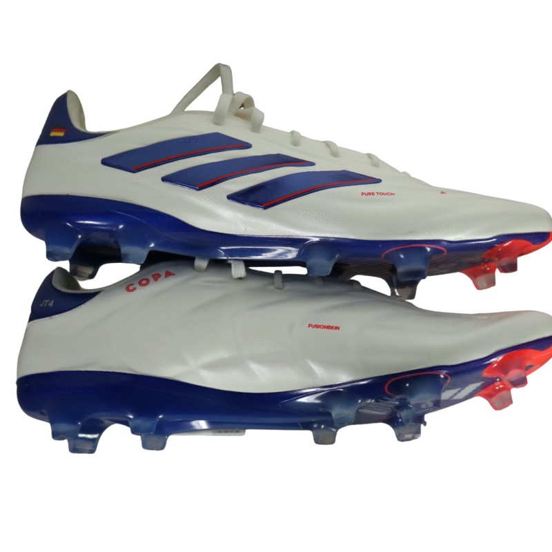 Jonathan Tah's Issued Football Shoes - Exclusive Signature Engraved on the Shoe