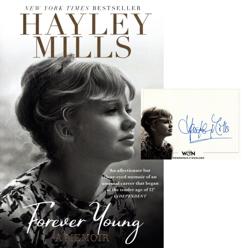 Libro "Forever Young" autografato da Hayley Mills