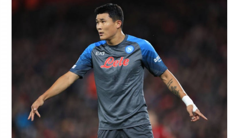 Kim's Napoli Signed Match Shirt, UCL 2022/23