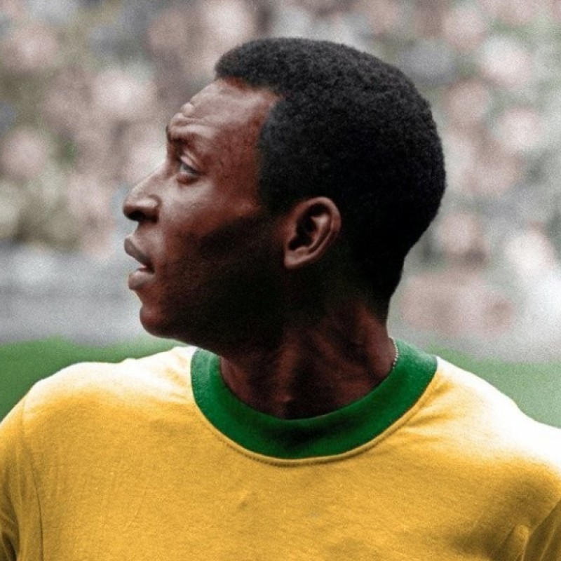 Maglia Brasile Autografata da Pele