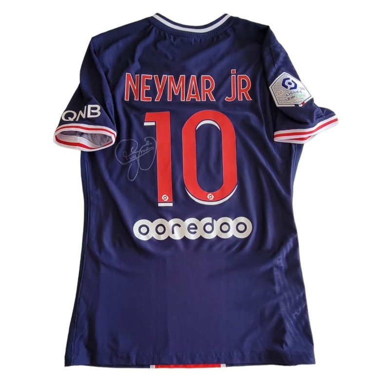 Neymar's PSG Match Signed Shirt, 2020/21