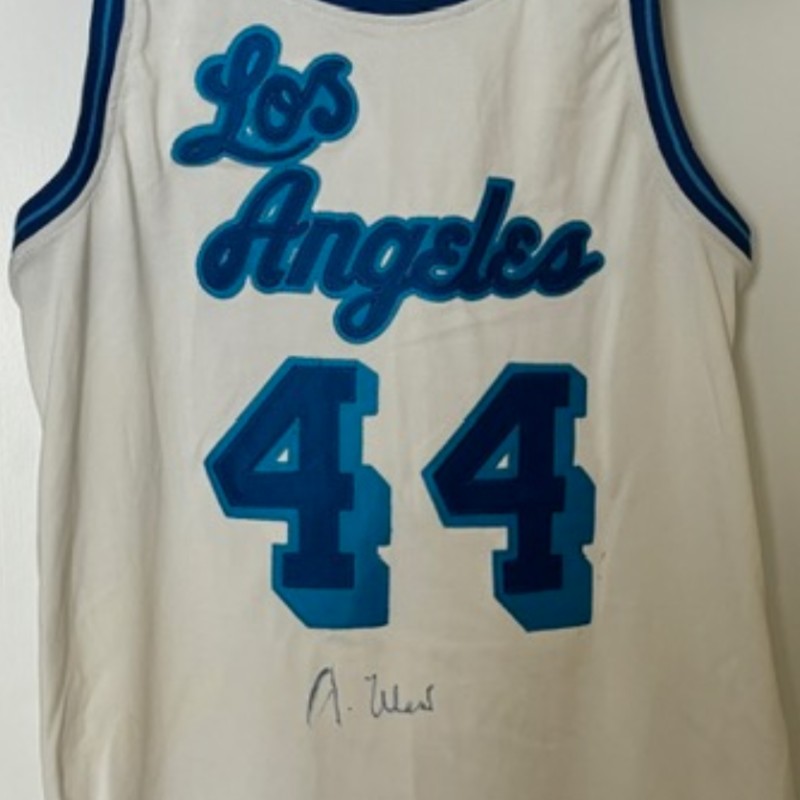 Jerry West Signed LA Lakers Jersey