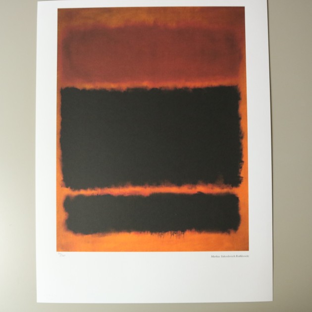 Offset Lithography by Mark Rothko (replica)