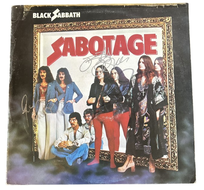 Black Sabbath Signed 'Sabotage' Vinyl LP