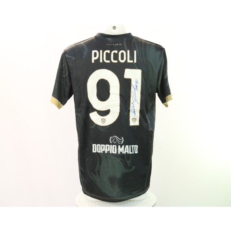 Piccoli's Signed Unwashed Shirt, Lazio vs Cagliari 2024