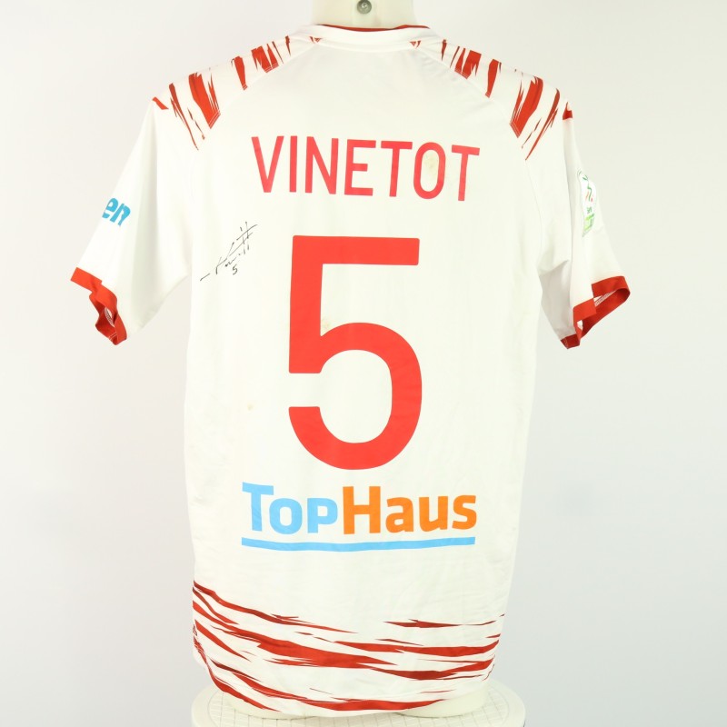 Vinetot's Unwashed Signed Shirt, Sudtirol vs Reggiana 2023 