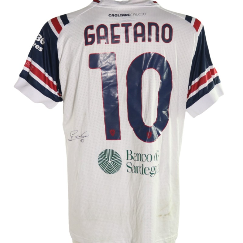 Gaetano's Signed Unwashed Shirt, Cagliari vs Torino 2026