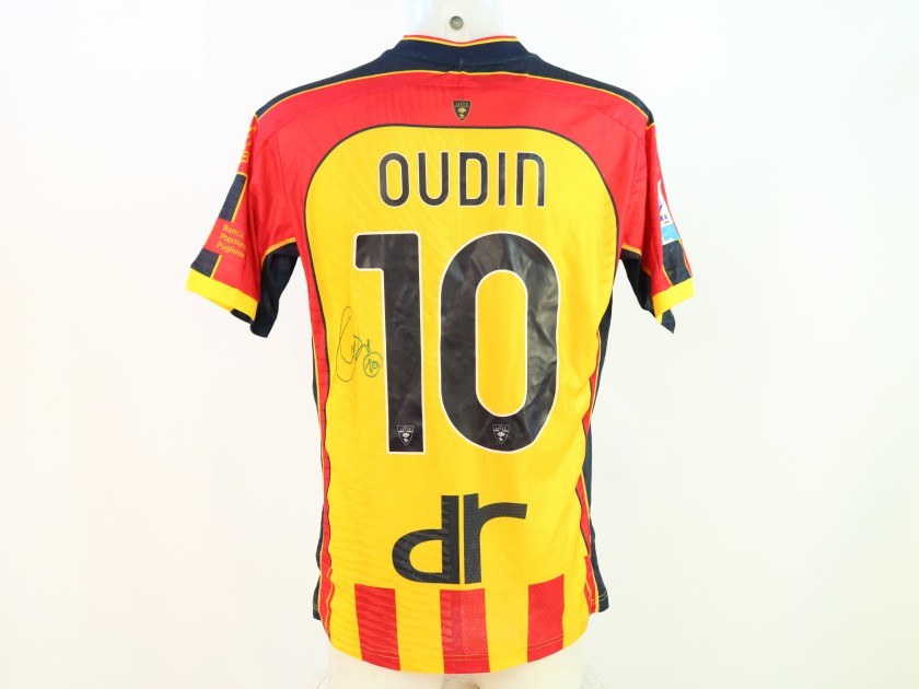 Oudin's Signed Unwashed Shirt, Lecce vs Empoli 2024