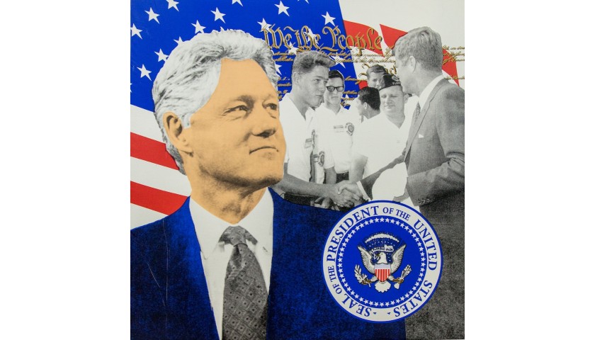"Bill Clinton" by Steve Kaufman
