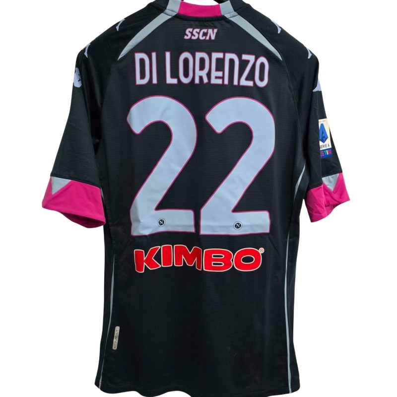 Di Lorenzo's Napoli Match-Worn Shirt, 2020/21