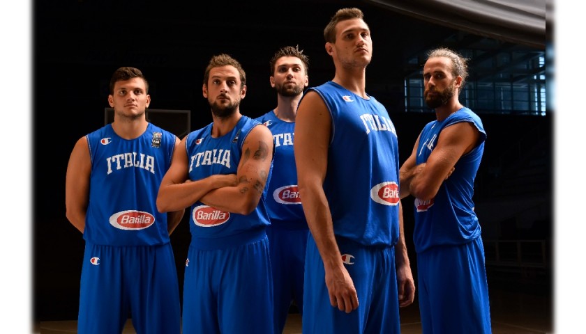 Cervi's Italy Basketball Match Jersey, Turin Qualifying Tournament 2016