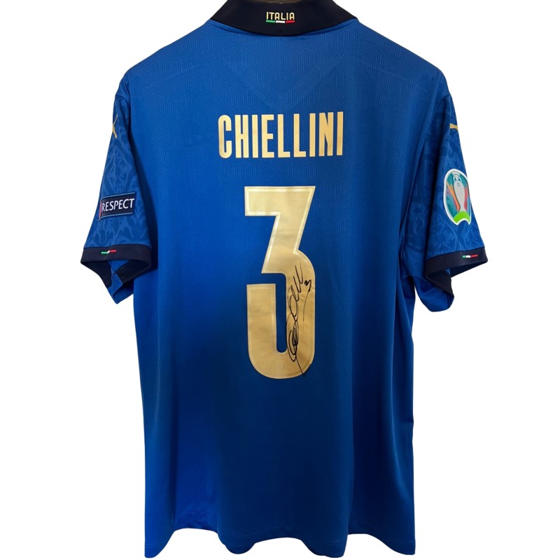 Chiellini's Match Shirt, Italy vs England - Final EURO 2020
