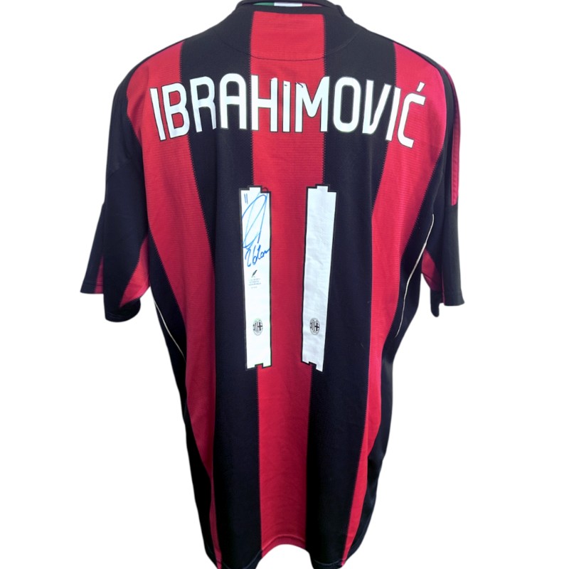 Ibrahimovic's Milan Signed Official Shirt, 2010/11