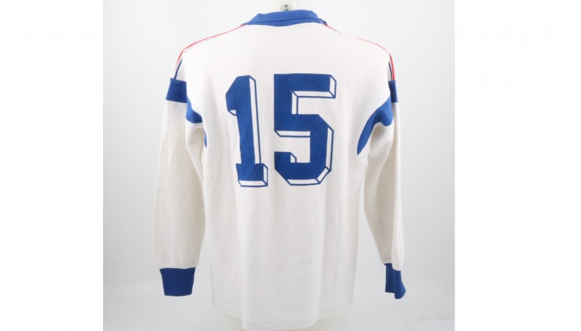 France U21 Match-Worn 1986/87 Shirt - CharityStars