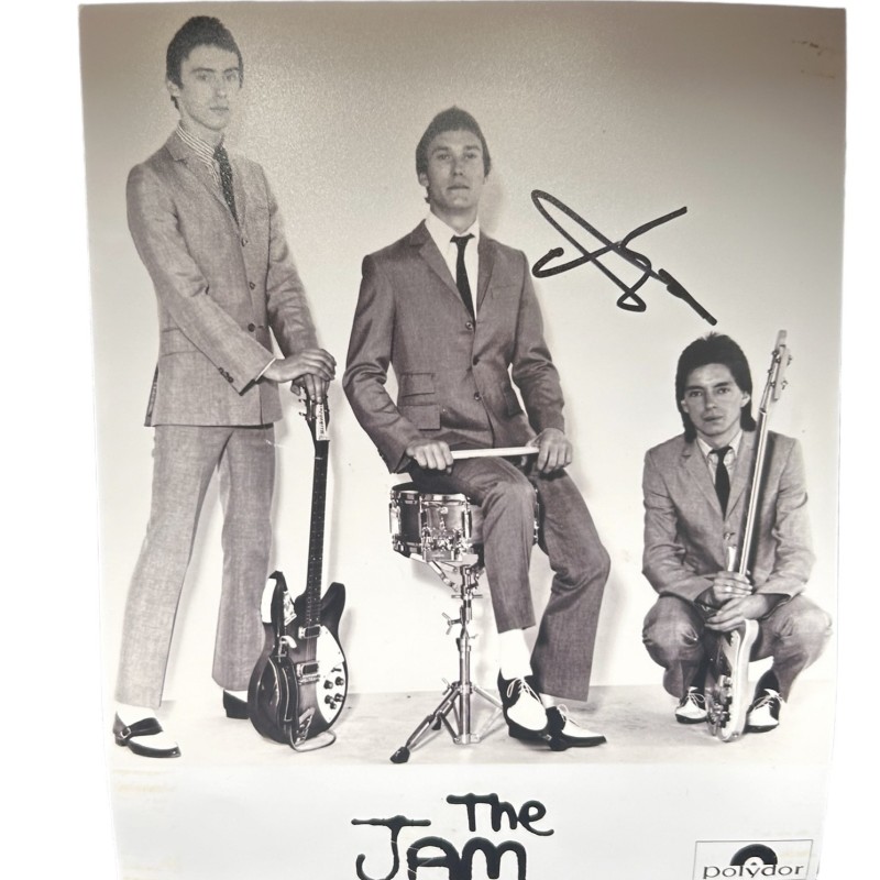 Rick Buckler of The Jam Signed Photograph