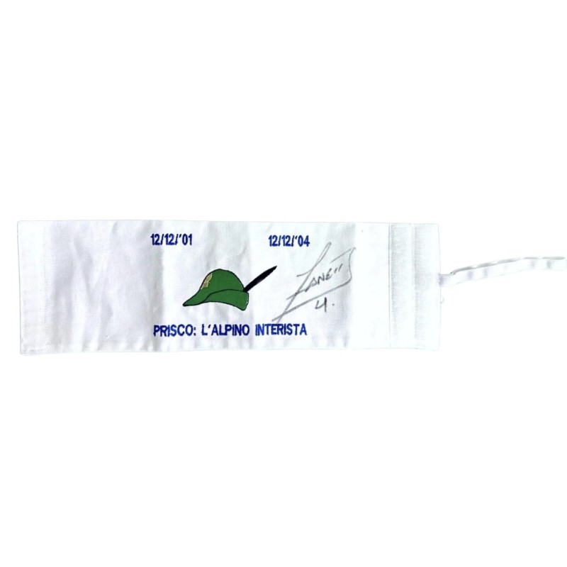Zanetti's Match-Worn Armband, Siena vs Inter 2004