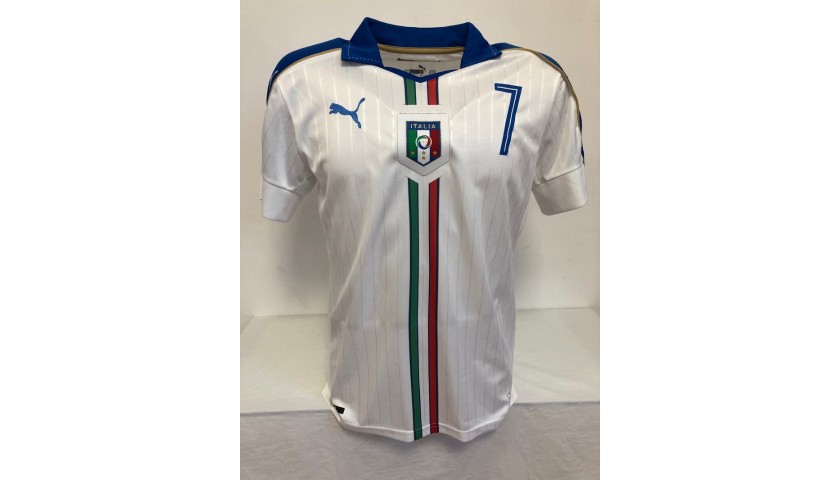 Zaza's Official Italy Signed Shirt, 2016