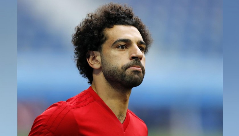 Salah's Official Egypt Signed Shirt, World Cup 2018