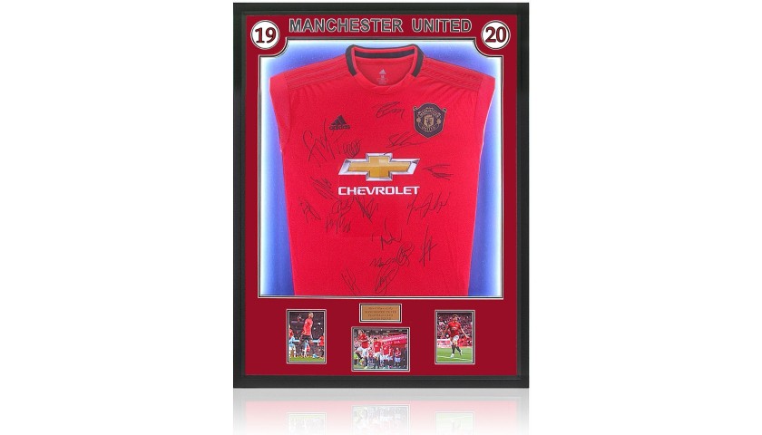 Squad Signed Framed Shirt