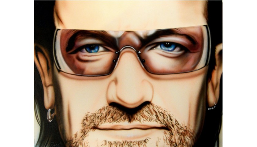 Bono Hand Painted Portrait