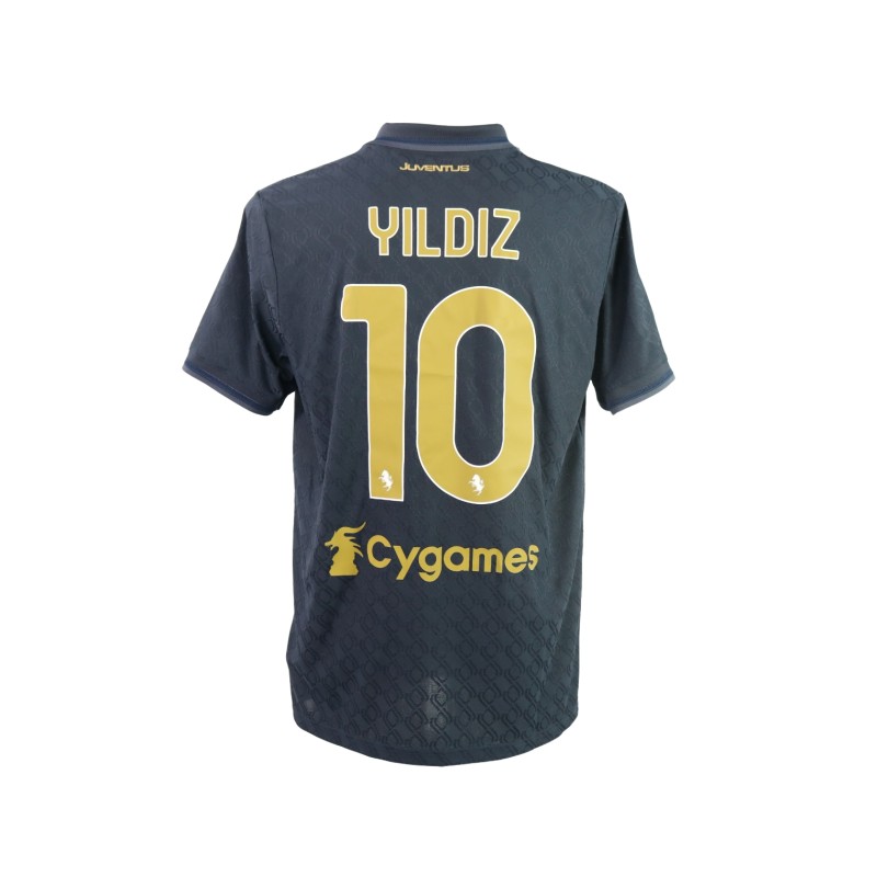 Yildiz's Juventus Match-Issued Shirt, 2024/25