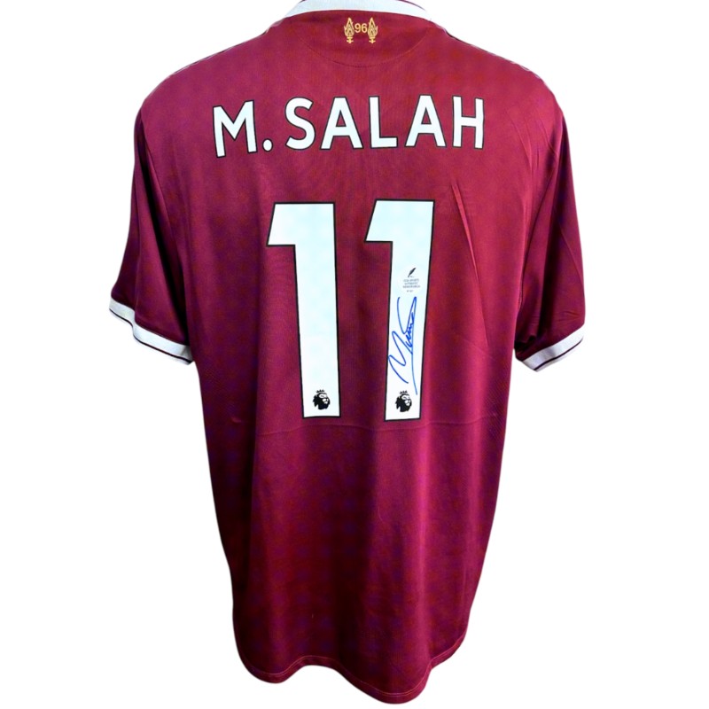 Salah's Liverpool Signed Official Shirt, 2017/18