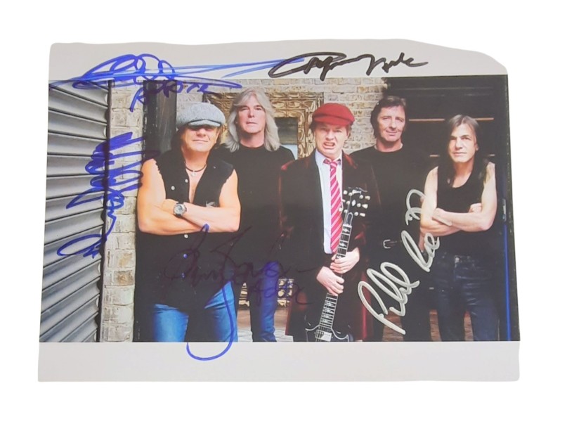 AC/DC Signed Photograph - CharityStars